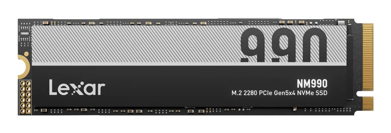SSD|LEXAR|NM990|1TB|M.2|NVMe|Write speed 7500 MBytes/sec|Read speed 14000 MBytes/sec|2.45mm|TBW 750 TB|MTBF 1500000 hours|LNM990X001T-RNNNG
