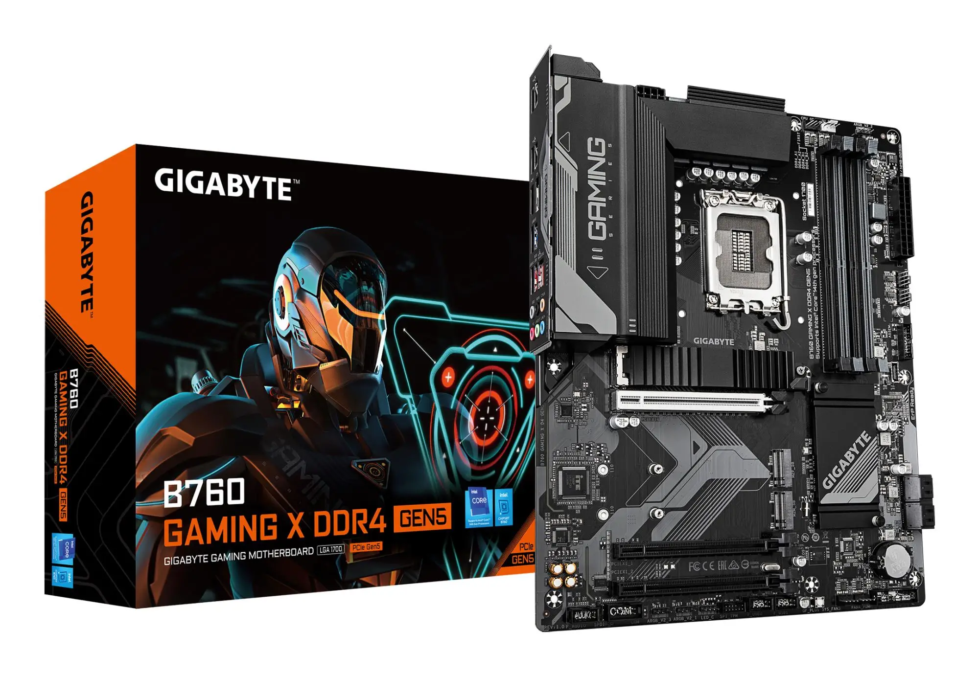 Mainboard|GIGABYTE|Intel B760|LGA 1700|ATX|RAM DDR4-SDRAM|4xSlots|3xNumber of M.2 (M) slots|B760GAMINGXD4GEN5