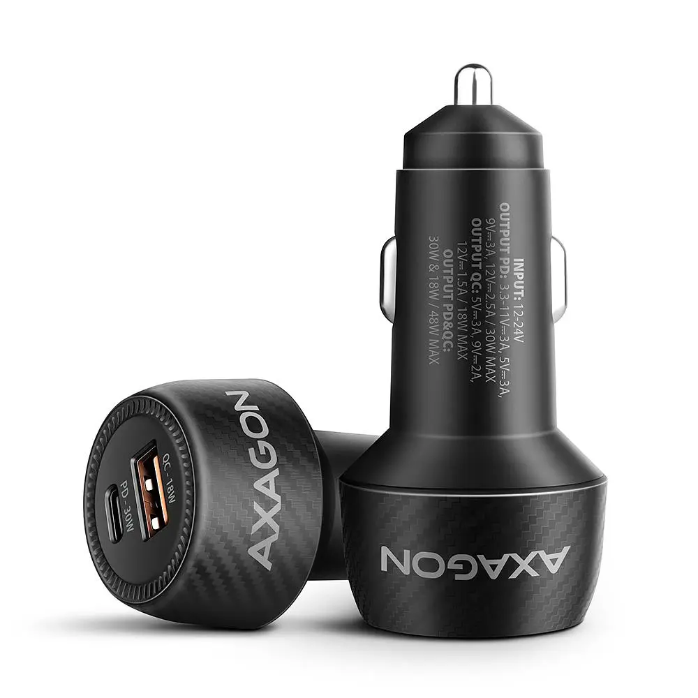 MOBILE CHARGER CAR USB 2PORT/48W PWC-PQ48 AXAGON