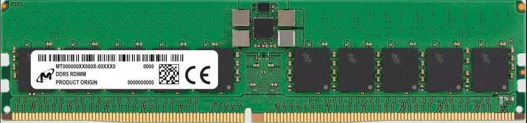 Server Memory Module|MICRON|DDR5|64 GB|Registered (buffered)|5600 MHz|CL 46|1.1 V|288-pin DIMM|ECC Yes|MTC40F2046S1RC56BD1
