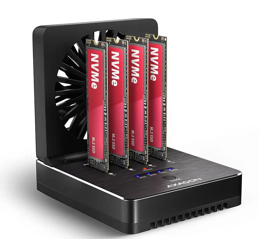 SSD ACC DOCK STATION USB-C/4XM.2 NVME ADSA-M2C44 AXAGON