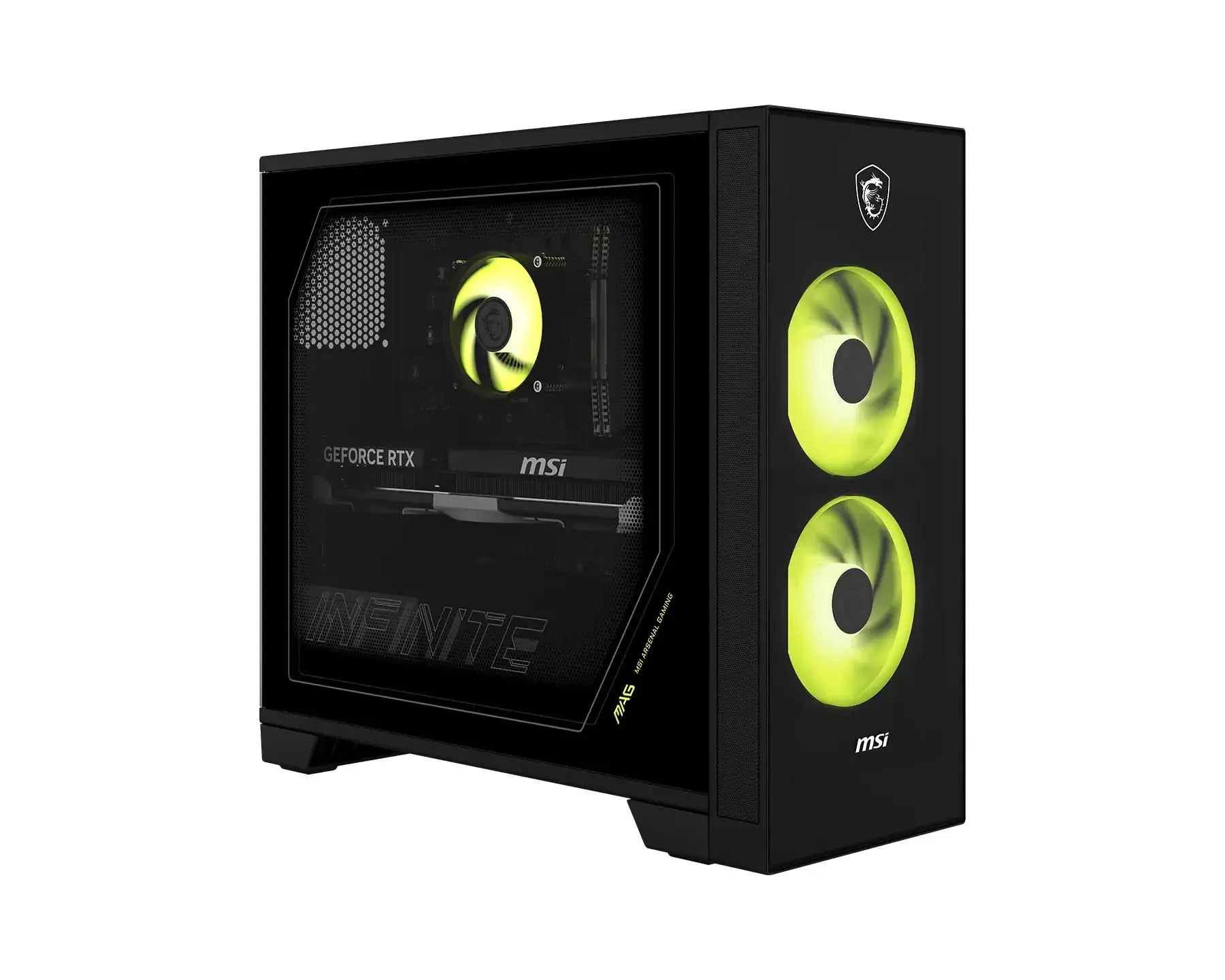 PC|MSI|Desktop|Intel Core Ultra 5|225F|16 GB|DDR5-SDRAM|Storage SSD|SSD 1 TB|NVIDIA GeForce RTX 5060|On board graphics Not available|Wi-Fi Yes|Bluetooth Yes|MAGINFSAI2NVL5-012XEU