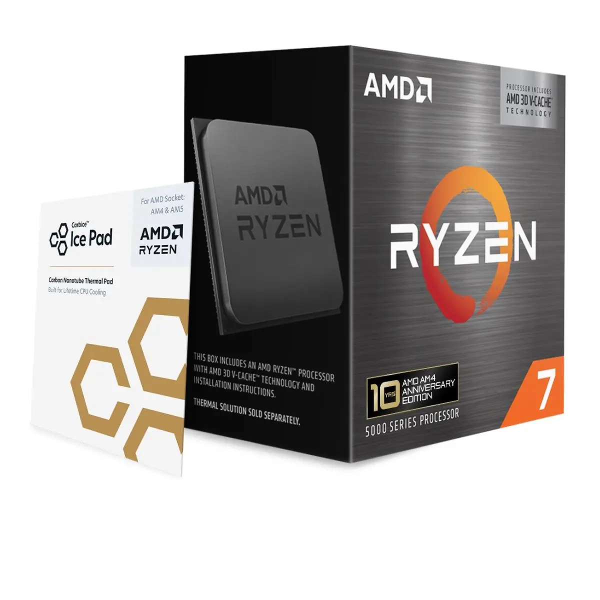 CPU|AMD|AMD RyzenT 7|5800X3D| 3.4 GHz|8xCores|Cache 96 MB|Socket Socket AM4|TDP 105 W|Box|100-100000651POF