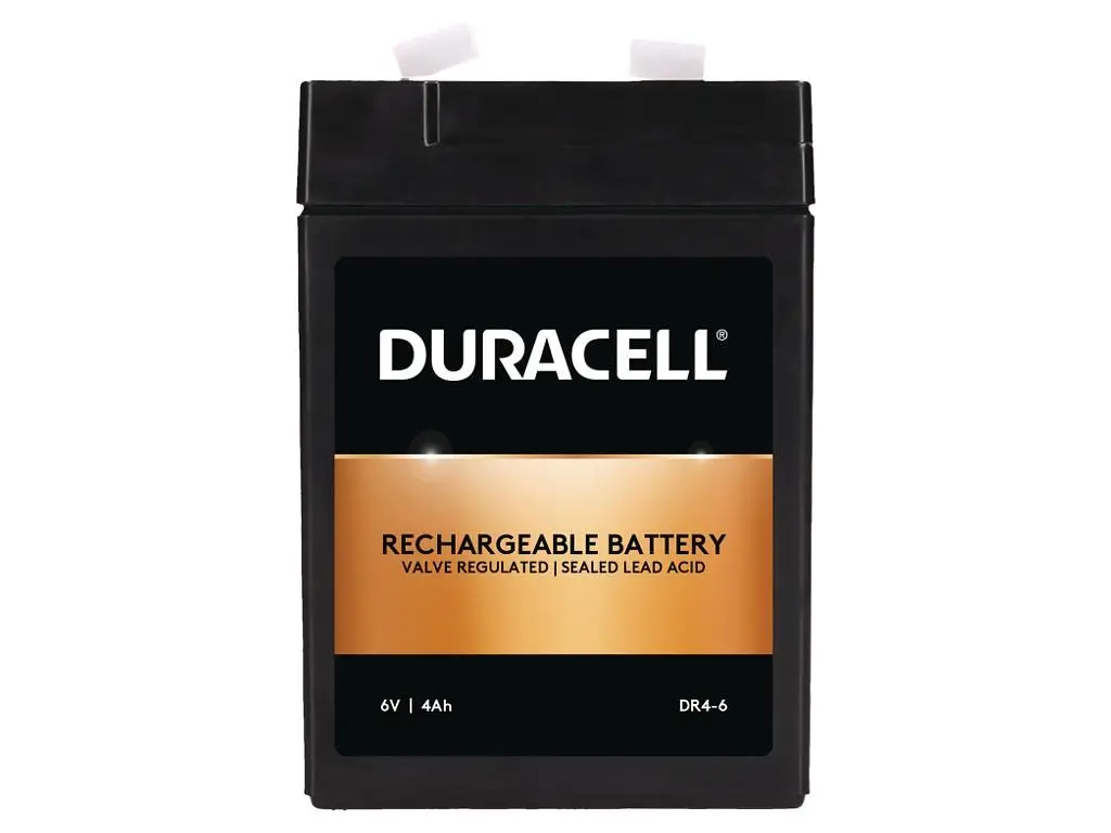 BATTERY 6V 4AH VRLA/DR4-6 DURACELL