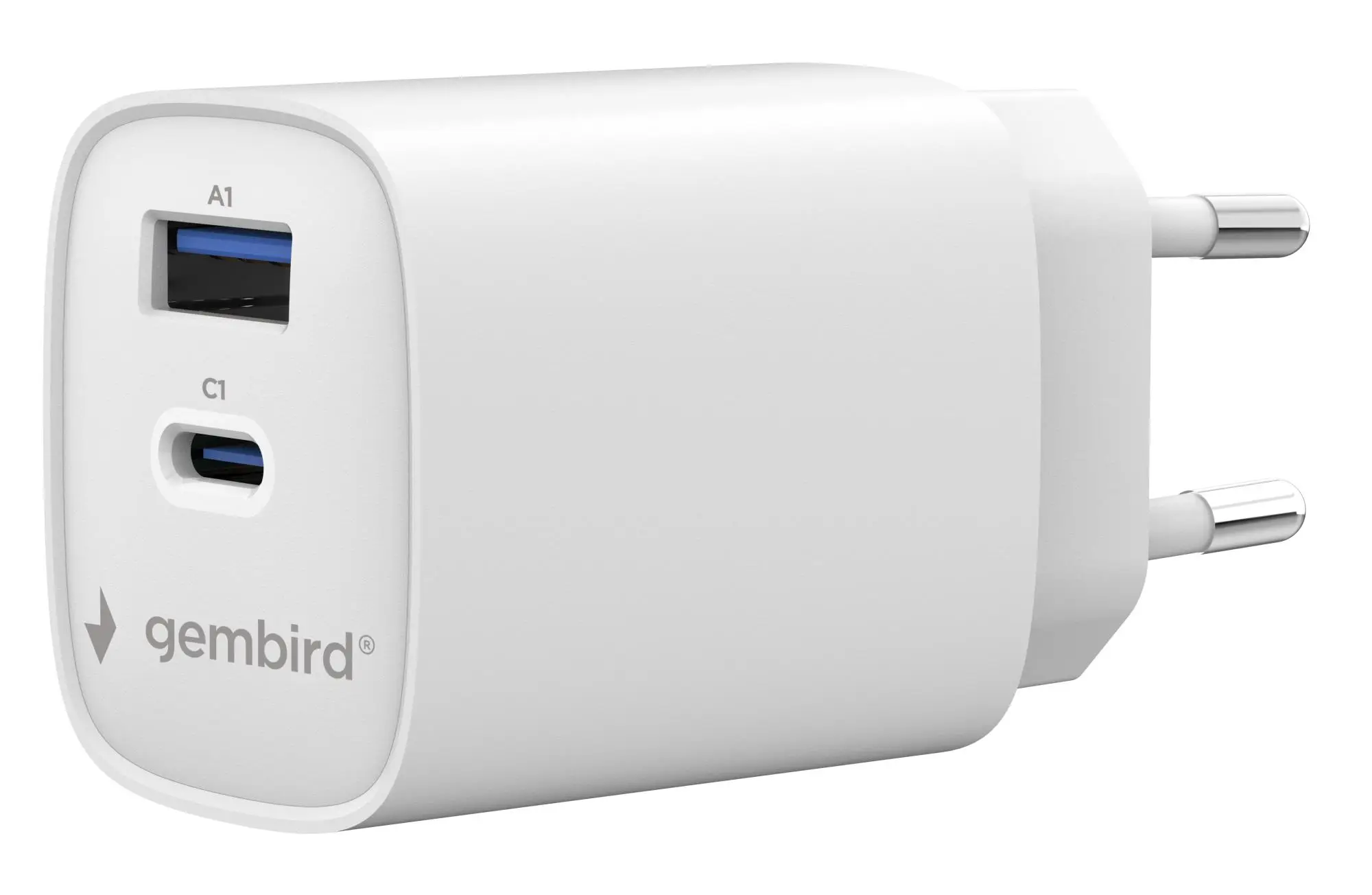 CHARGER USB UNIVERSAL 2P 45W/TA-UC-1A1C-PD45-01-W GEMBIRD
