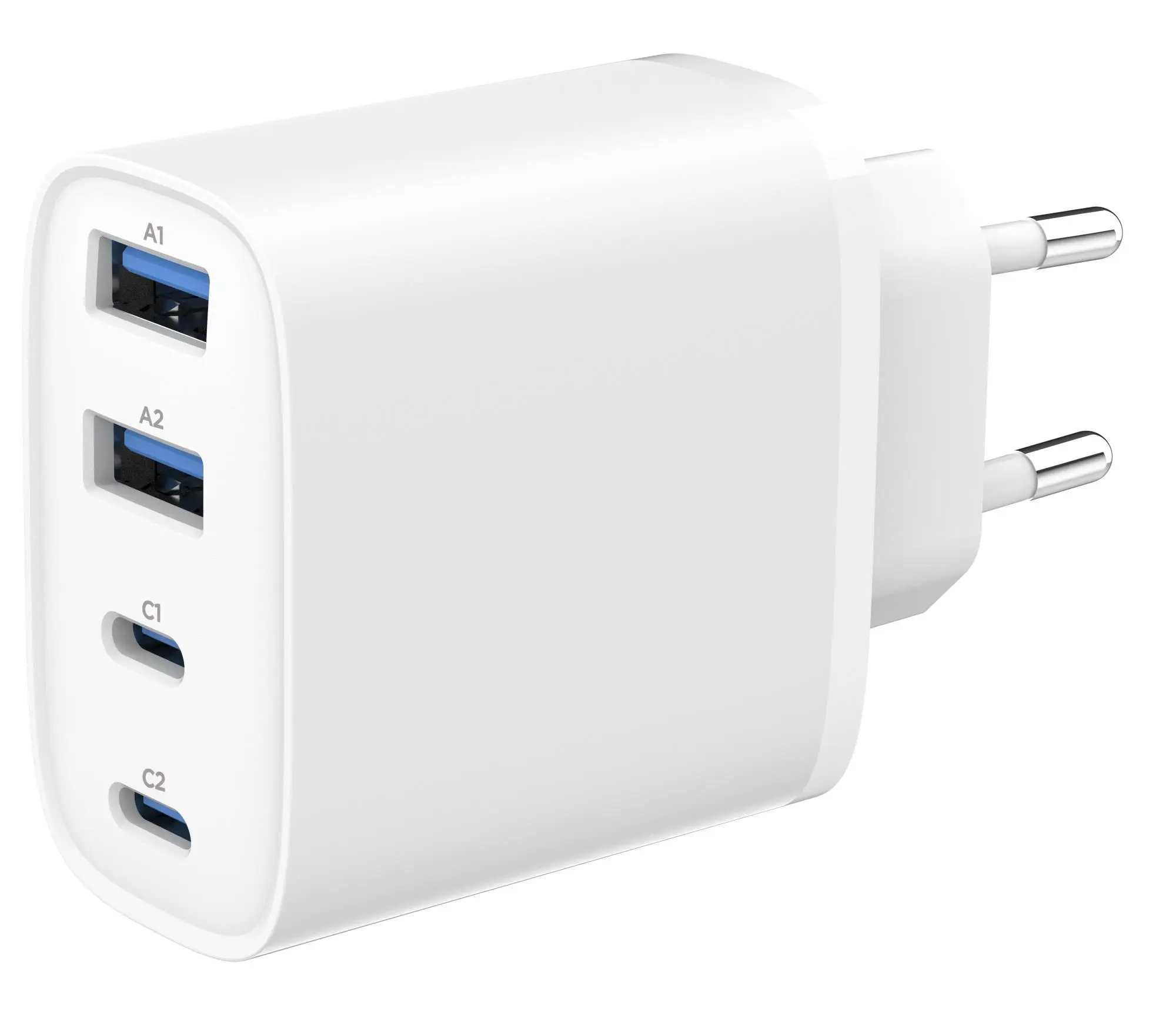 CHARGER USB UNIVERSAL 4P 40W/TA-UC-2A2C-PD40-01-W GEMBIRD