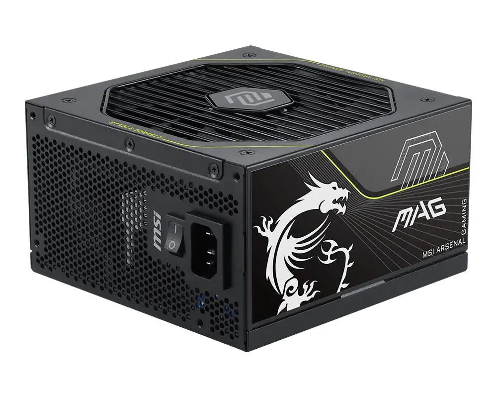 Power Supply|MSI|MAG A1000PLS PCIE5|ATX|PC|100 - 240 V|1000 W|MAGA1000PLSPCIE5