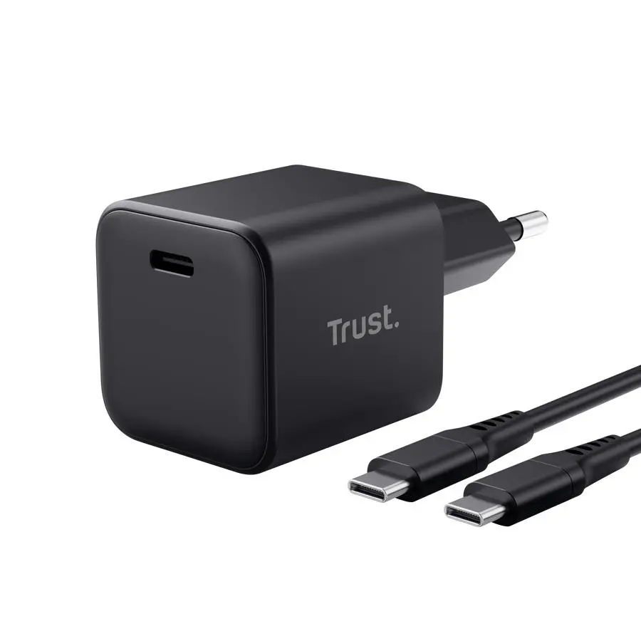 MOBILE CHARGER WALL MAXO 65W/USB-C BLACK 26046 TRUST
