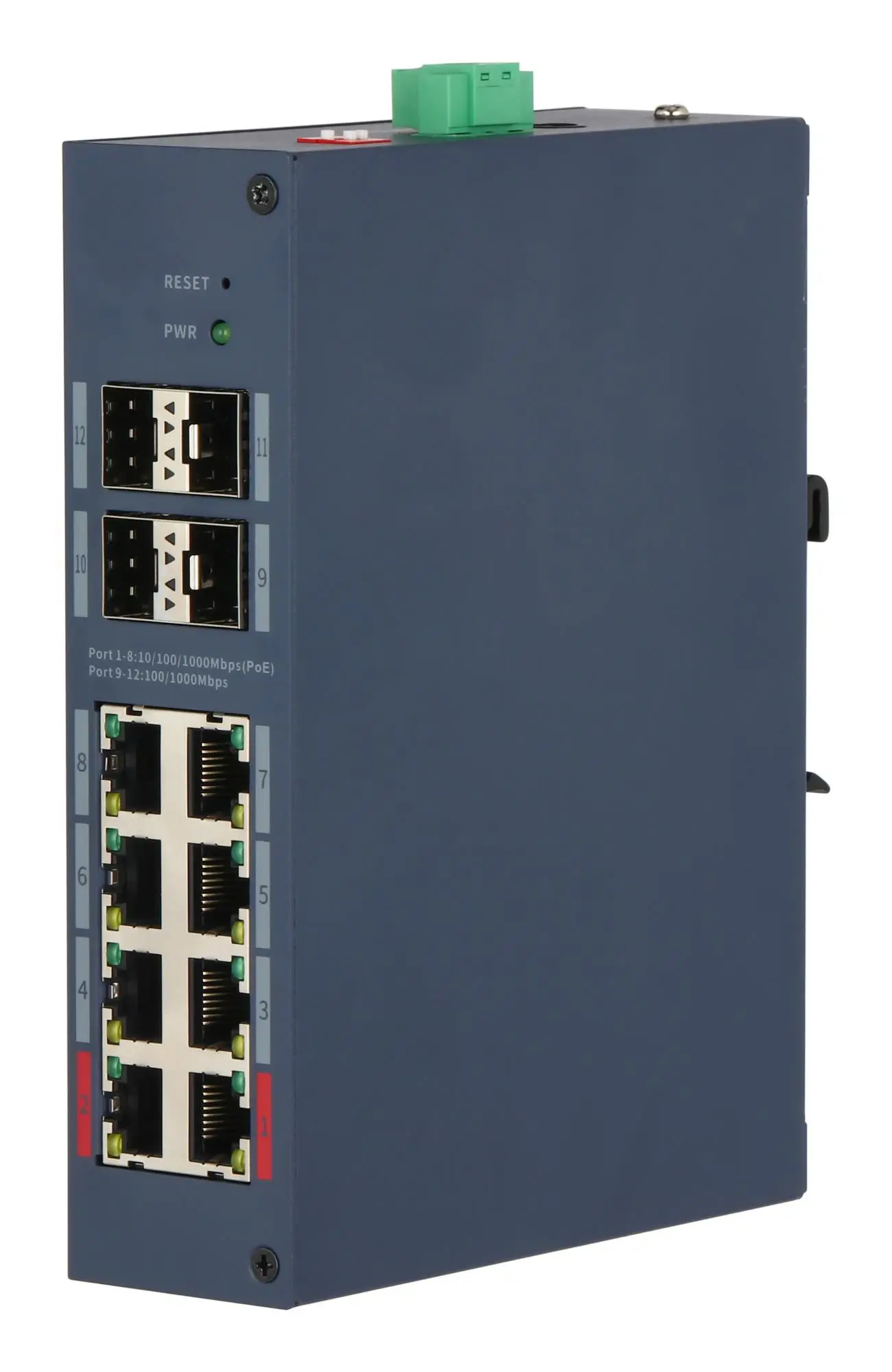 Switch|DAHUA|CHS4412-8GT-125|Switch type Managed|Switch layer L2|Form factor