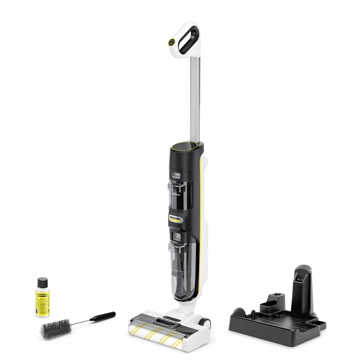 Vacuum Cleaner|KARCHER|FCV 4|Dry&wet|3-in-1 stick vacuum|White/Black|Bagless|Battery|1.056-131.0