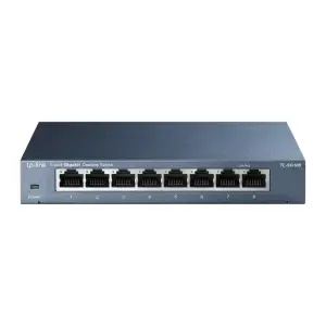 Switch|TP-LINK|TP-Link TL-SG108|Switch type Unmanaged|8xRJ-45 ports|RJ-45 Ports Type Gigabit Ethernet (10/100/1000)|8xGigabit Ethernet (copper) ports quantity|TL-SG108