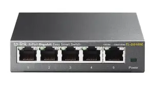 Switch|TP-LINK|5x10Base-T / 100Base-TX / 1000Base-T|TL-SG105E
