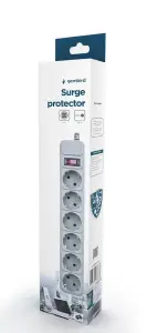 PROTECTOR POWER SURGE 1.8M/6OUTL SPG6-B-6C GEMBIRD