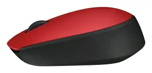 MOUSE USB OPTICAL WRL M171/RED 910-004641 LOGITECH