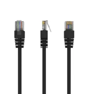 PATCH CABLE CAT5E UTP 1M/BLACK PP12-1M/BK GEMBIRD