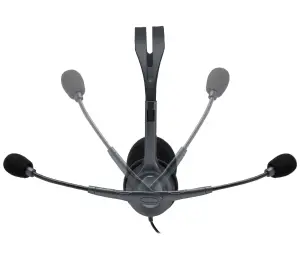 HEADSET STEREO H111/GREY 981-000593 LOGITECH