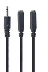 CABLE AUDIO SPLITTER 3.5MM/10CM WHT CCA-415-0.1M GEMBIRD