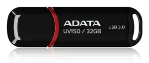 MEMORY DRIVE FLASH USB3.1 32GB/BLACK AUV150-32G-RBK ADATA