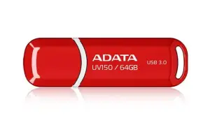 MEMORY DRIVE FLASH USB3.1 64GB/RED AUV150-64G-RRD ADATA