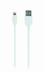 CABLE LIGHTNING TO USB2 1M/CC-USB2-AMLM-W-1M GEMBIRD