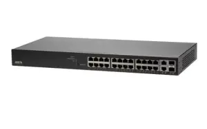 Switch|AXIS|Rack 1U|24x10Base-T / 100Base-TX / 1000Base-T|2x10/100/1000BASE-T/SFP combo|2xSFP|24xRJ45|PoE ports 24|01192-002