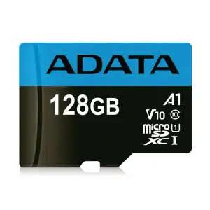 MEMORY MICRO SDXC 128GB W/AD./AUSDX128GUICL10A1-RA1 ADATA