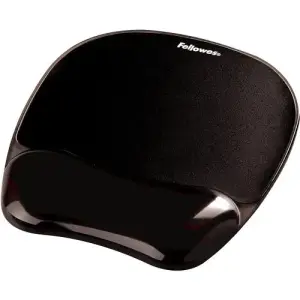MOUSE PAD CRYSTAL GEL/BLACK 9112101 FELLOWES
