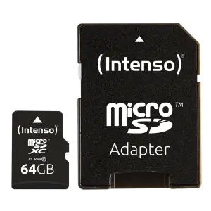MEMORY MICRO SDXC 64GB C10/W/ADAPTER 3413490 INTENSO