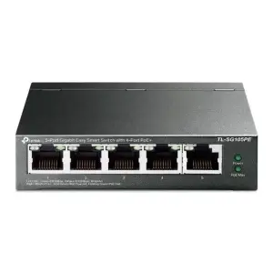 Switch|TP-LINK|Desktop/pedestal|5x10Base-T / 100Base-TX / 1000Base-T|PoE ports 4|TL-SG105PE