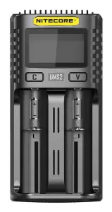 BATTERY CHARGER 2-SLOT/UMS2 NITECORE