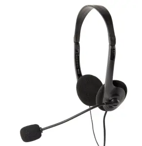 HEADSET STEREO/BLACK MHS-123 GEMBIRD