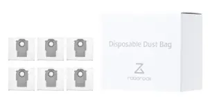 Vacuum Cleaner Accessory|ROBOROCK|Disposable Dust Bag 6pcs|White|For OC0/Q70+/Q70 Max+/OC5/Q75+/Q75 Max+/Q55+/O35/S75 MaxV Ultra/S70 Pro Ultra/S80 Pro Ultra/S85 Pro Ultra/OC0-D/S80+/Q80 Max+/OC5-D/S85+/Q85 Max+/Q55 Pro+/S70 Max Ultra/S75 Max Ultra/Q55 Max