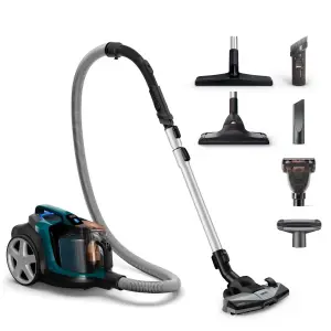 Vacuum Cleaner|PHILIPS|PowerPro Expert|Bagless|900 Watts|Capacity 2 l|Noise 75 dB|Green|Weight 5.5 kg|FC9744/09