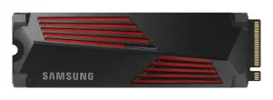 SSD|SAMSUNG|990 PRO with Heatsink|1TB|M.2|PCIE|NVMe|MLC|Write speed 6900 MBytes/sec|Read speed 7450 MBytes/sec|2.3mm|TBW 600 TB|MTBF 1500000 hours|MZ-V9P1T0CW