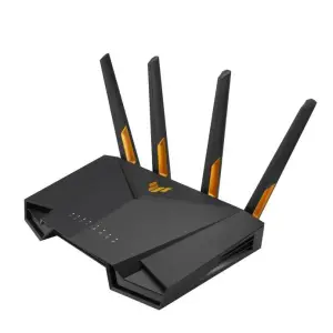 Wireless Router|ASUS|TUF Gaming AX3000 V2|Wi-Fi 6 (802.11ax)|Data speed 2402 Mbit/s|Ethernet WAN Yes|Ethernet LAN Yes|5xLAN ports|USB port Yes|TUF-AX3000