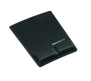MOUSE PAD WRIST SUPPORT/BLACK 9181201 FELLOWES