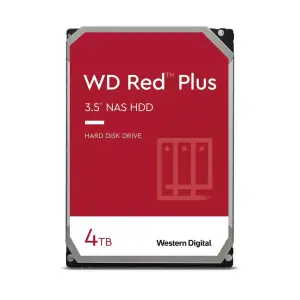 HDD|WESTERN DIGITAL|Red Plus|4TB|SATA|256 MB|5400 rpm|3,5"|WD40EFPX