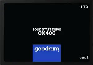 SSD|GOODRAM|CX400 GEN.2|1TB|SATA|3D TLC|Write speed 500 MBytes/sec|Read speed 550 MBytes/sec|2,5"|TBW 720 TB|MTBF 2000000 hours|SSDPR-CX400-01T-G2