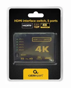 I/O SWITCH HDMI 5P/DSW-HDMI-53 GEMBIRD