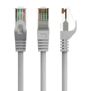 PATCH CABLE CAT6 UTP 0.5M/GREY PP6U-0.5M GEMBIRD