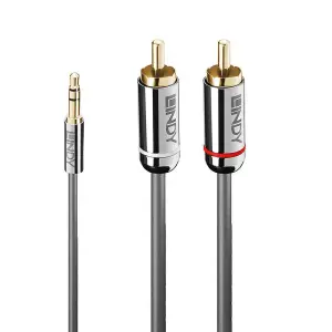 CABLE AUDIO 3.5MM TO PHONO/0.5M 35332 LINDY