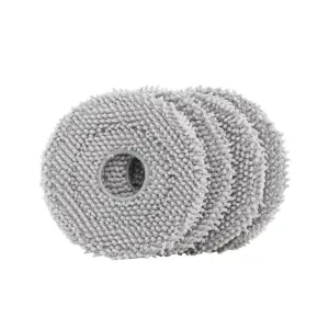 Vacuum Cleaner Accessory|ROBOROCK|Anti-bacterial Rotating Mop Cloth|Dark Grey|For Qrevo/Qrevo MaxVQrevo S/Qrevo Pro/Qrevo Master/Qrevo Plus/Qrevo Slim|8.02.0246