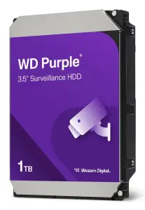 HDD|WESTERN DIGITAL|Purple|1TB|SATA 3.0|64 MB|5400 rpm|3,5"|WD11PURZ