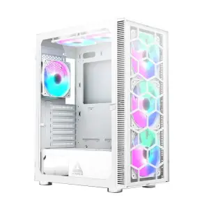 Case|MONTECH|X3 Glass|MidiTower|Case product features Transparent panel|Not included|ATX|MicroATX|MiniITX|Colour White|X3GLASS(W)