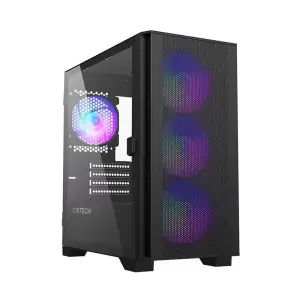 Case|MONTECH|AIR 100 ARGB|MidiTower|Case product features Transparent panel|Not included|MicroATX|MiniITX|Colour Black|AIR100ARGB(B)