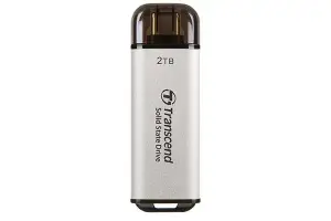 External SSD|TRANSCEND|ESD300|2TB|USB-C|Write speed 950 MBytes/sec|Read speed 1500 MBytes/sec|TS2TESD300S