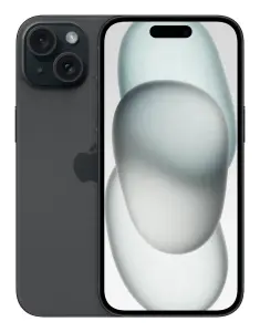 MOBILE PHONE IPHONE 15/128GB BLACK MTP03PX/A APPLE