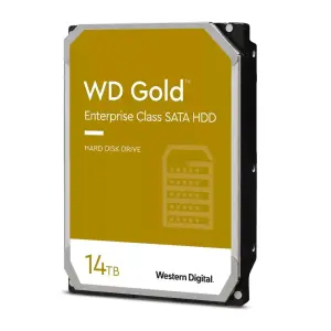 HDD|WESTERN DIGITAL|Gold|14TB|SATA 3.0|512 MB|7200 rpm|3,5"|WD142KRYZ