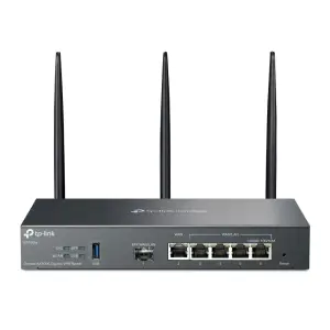 Wireless Router|TP-LINK|Omada AX3000 Gigabit VPN Router|Data speed 3000 Mbit/s|Ethernet WAN Yes|WAN connection type SFP|Ethernet LAN Yes|4xLAN ports|USB port Yes|ER706W