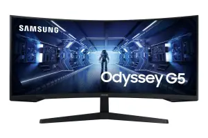 LCD Monitor|SAMSUNG|Odyssey G5|34"|Gaming/Curved/21 : 9|Panel VA|3440x1440|21:9|1 ms|Tilt|Colour Black|LC34G55TWWPXEN